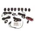 Picture of Rugged Ridge 07-18 Jeep Wrangler JK White 4-Piece LED Rock Light Kit w/ Harness