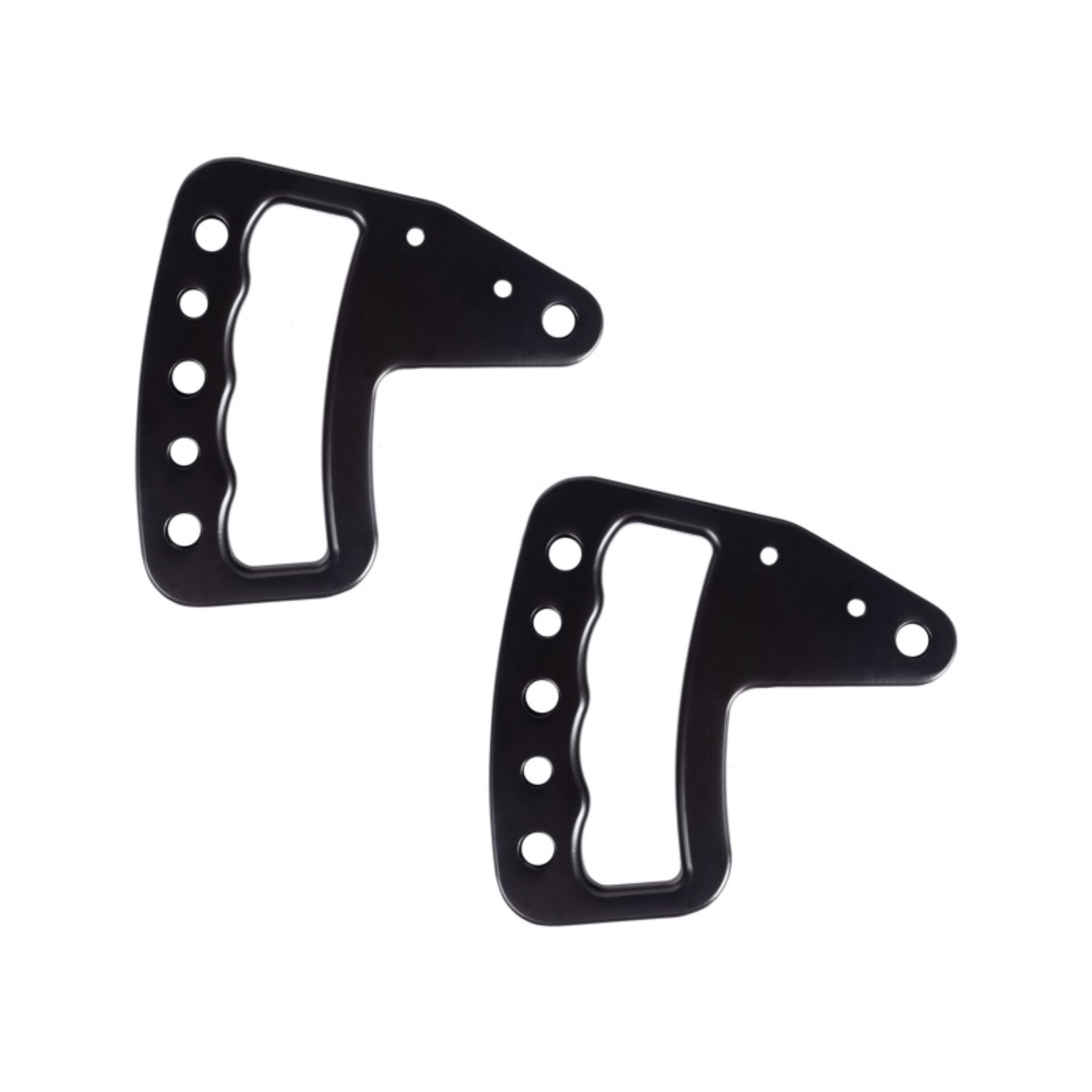 Picture of Rugged Ridge Aluminum Grab Handles Front Pair Black 07-18 Jeep Wrangler JK/JKU