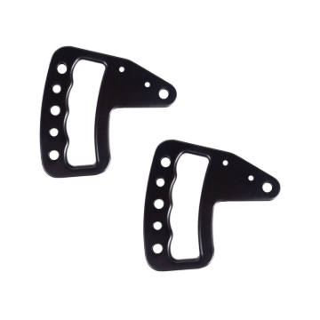 Picture of Rugged Ridge Aluminum Grab Handles Front Pair Black 07-18 Jeep Wrangler JK/JKU