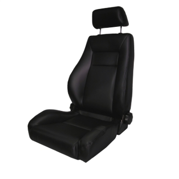 Picture of Rugged Ridge Ultra Front Seat Reclinable Black 76-02 Jeep CJ / Jeep Wrangler