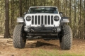 Picture of Rugged Ridge Arcus Front Bumper Set W/Tray & Hooks 18-20 Jeep Wrangler JL/JT