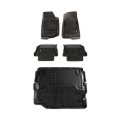Picture of Rugged Ridge Floor Liner Kit Black F/R/Full Cargo 18-20 Jeep Wrangler JL 2Dr