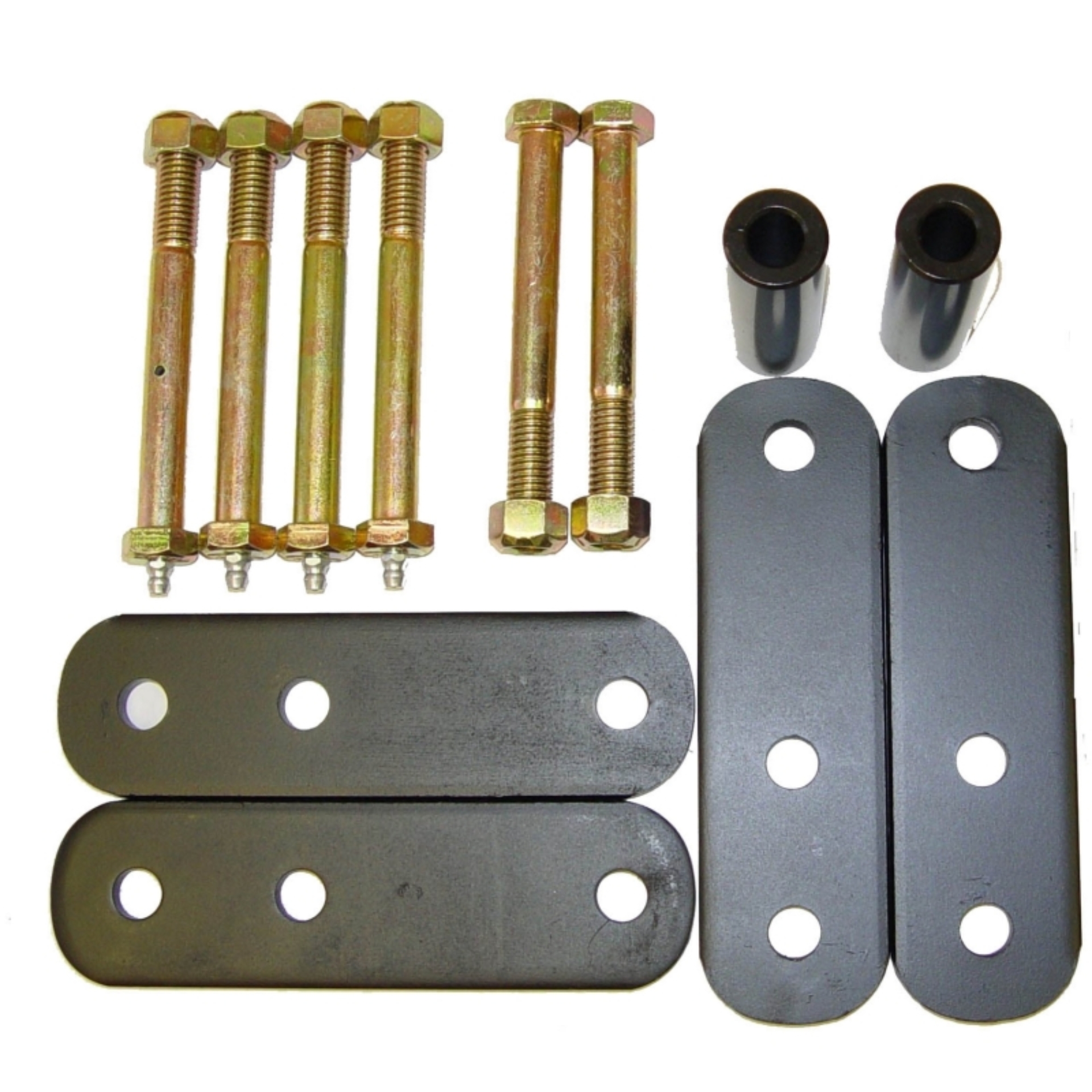 Picture of Rugged Ridge HD Front Leaf Spring Shackles 1-In Lift 87-95 Jeep Wrangler YJ