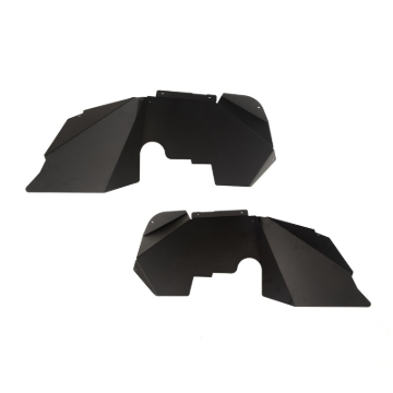 Picture of Rugged Ridge Aluminum Fender Liners Front Black 07-18 Jeep Wrangler JK/JKU