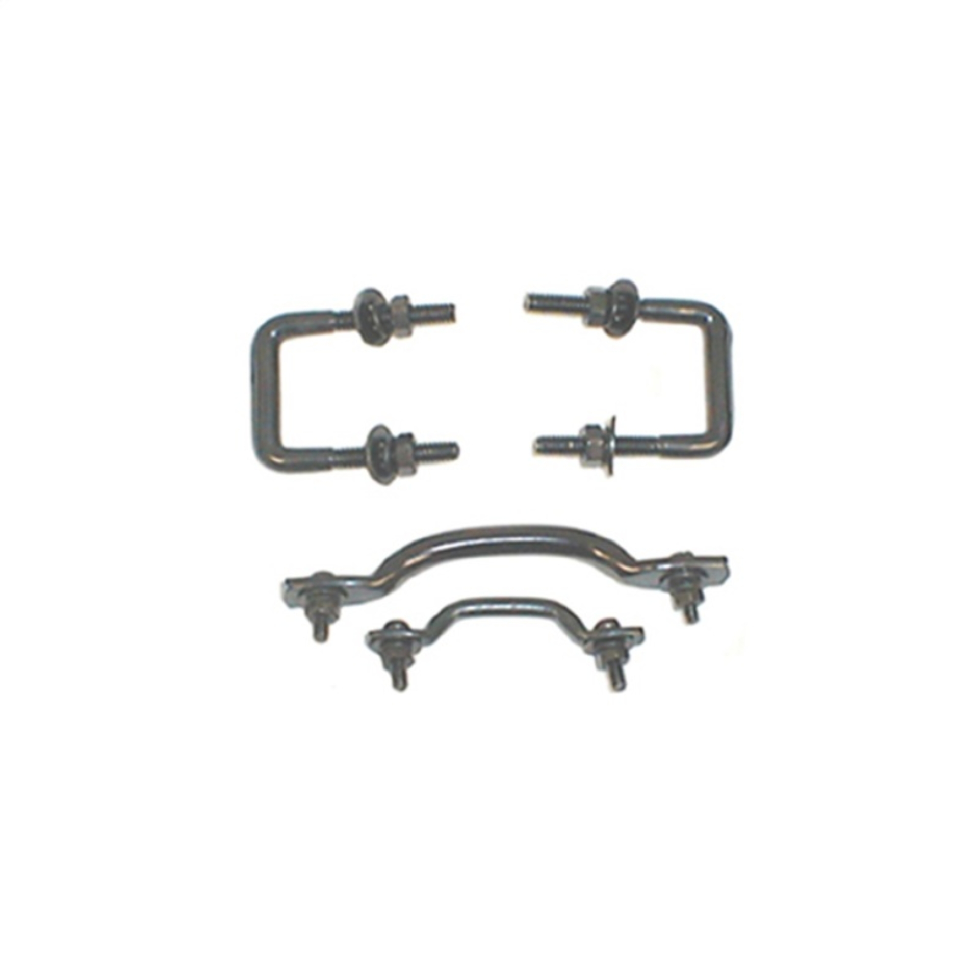 Picture of Rugged Ridge Windshield Tie Down Kit Black 55-95 Jeep CJ / Jeep Wrangler
