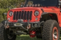 Picture of Rugged Ridge 07-18 Jeep Wrangler JK Arcus Front Bumper Set w/Tray & Hooks