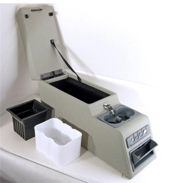 Picture of Rugged Ridge Ultimate Locking Console Gray 76-95 Jeep CJ / Jeep Wrangler