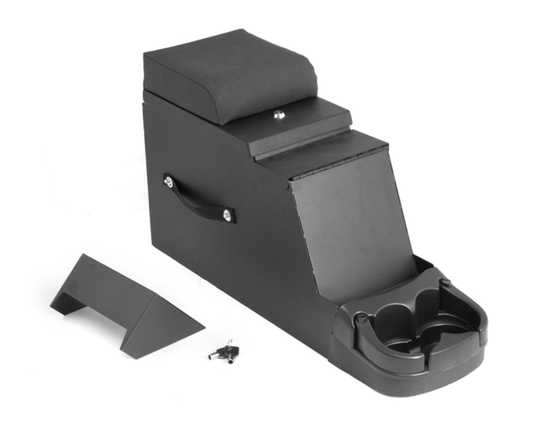 Picture of Rugged Ridge Stereo Security Console Black 76-95 Jeep CJ / Jeep Wrangler