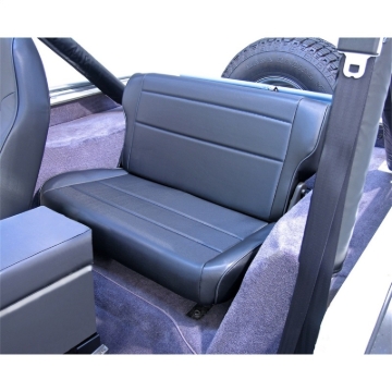 Picture of Rugged Ridge Fold & Tumble Rear Seat Black 76-86 Jeep CJ7/Laredo/Renegade