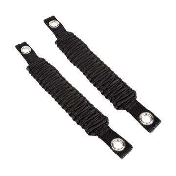 Picture of Rugged Ridge Paracord A-Pillar/Seat Mnt Hdle Black 07-18 Jeep Wrangler JK