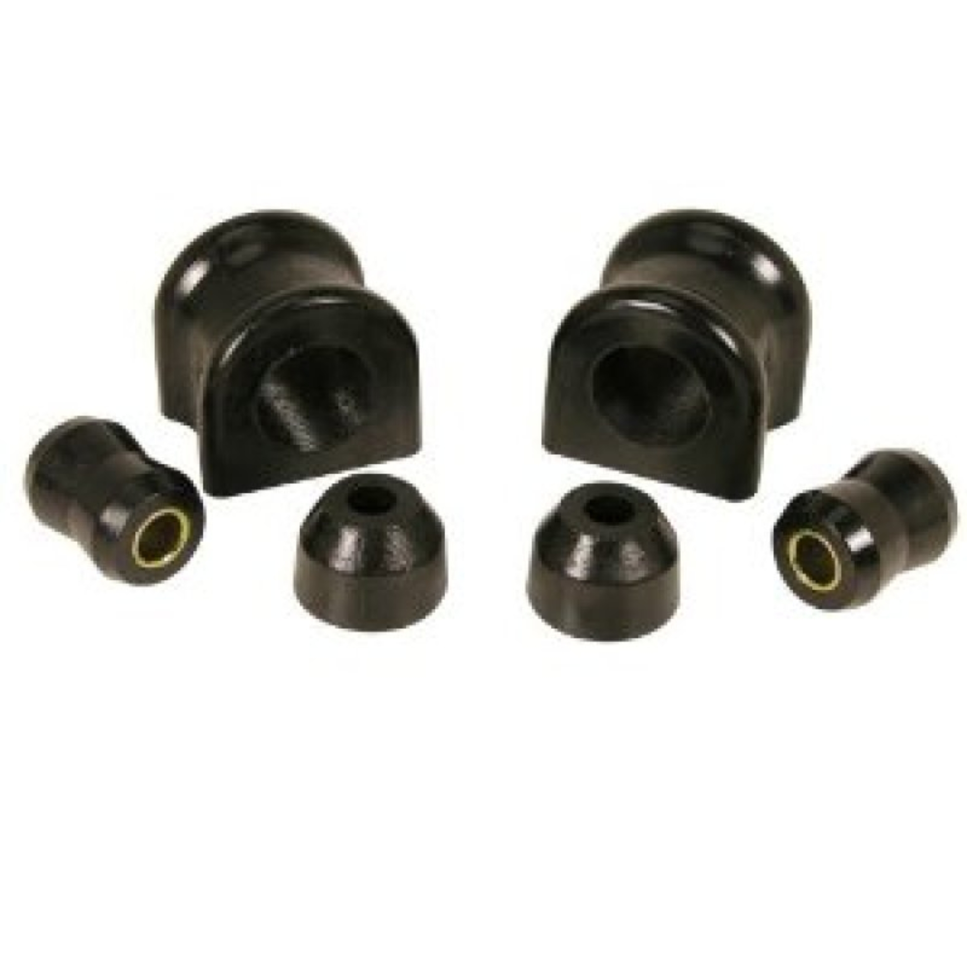 Picture of Rugged Ridge Front Swaybar Bushing Kit Black 30.5mm 97-06 Jeep Wrangler