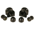 Picture of Rugged Ridge Front Swaybar Bushing Kit Black 30.5mm 97-06 Jeep Wrangler
