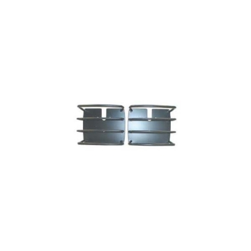 Picture of Rugged Ridge 76-06 Jeep CJ / Jeep Wrangler Black Euro Tail Light Guards