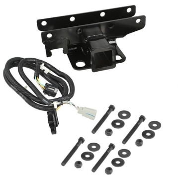 Picture of Rugged Ridge Receiver Hitch Kit w/ Wiring Harness 07-18 Jeep Wrangler JK