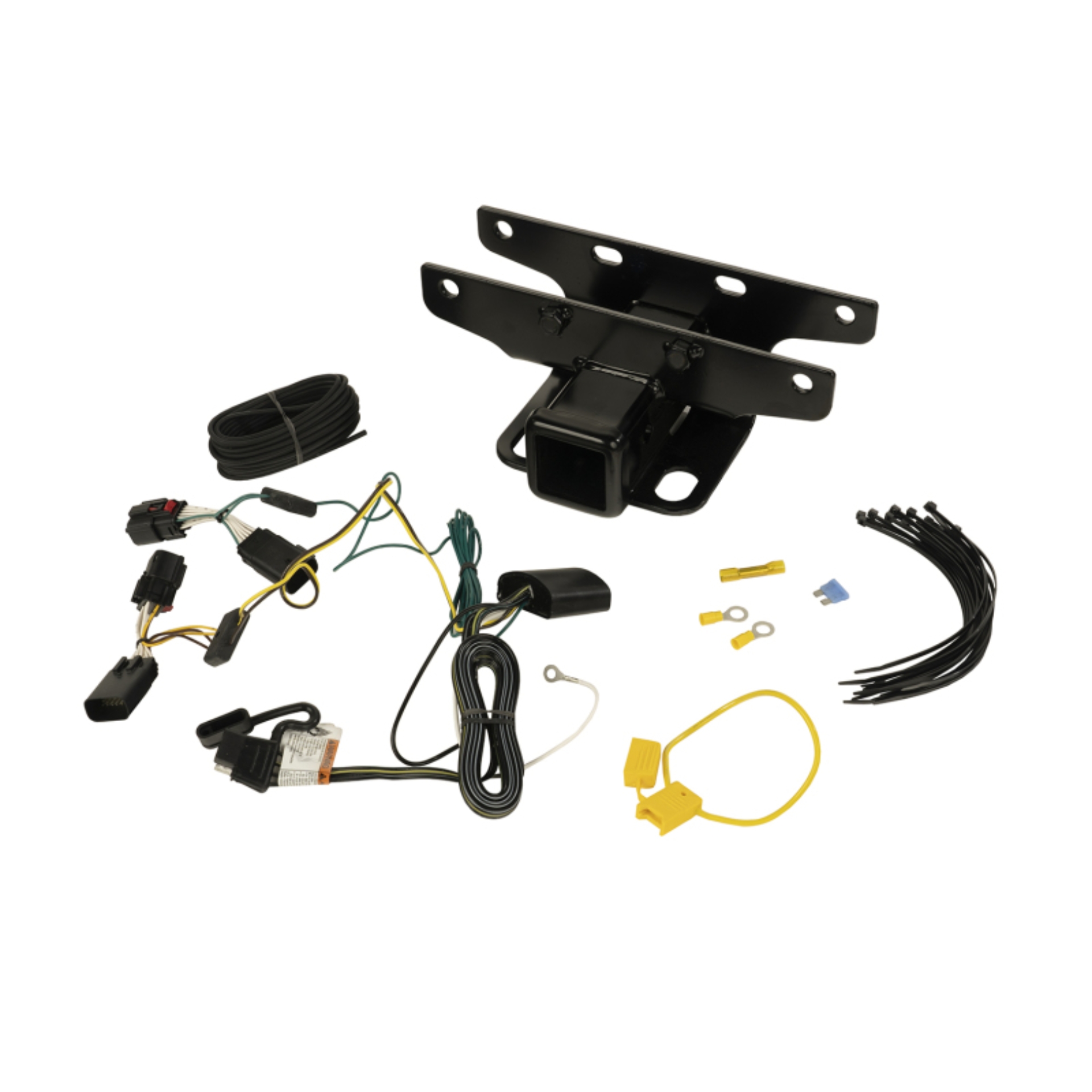 Picture of Rugged Ridge Receiver Hitch Kit w/ Wiring Harness 18-20 Jeep Wrangler JL