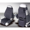 Picture of Rugged Ridge Fabric Seat Protectors Black 76-06 Jeep CJ / Jeep Wrangler