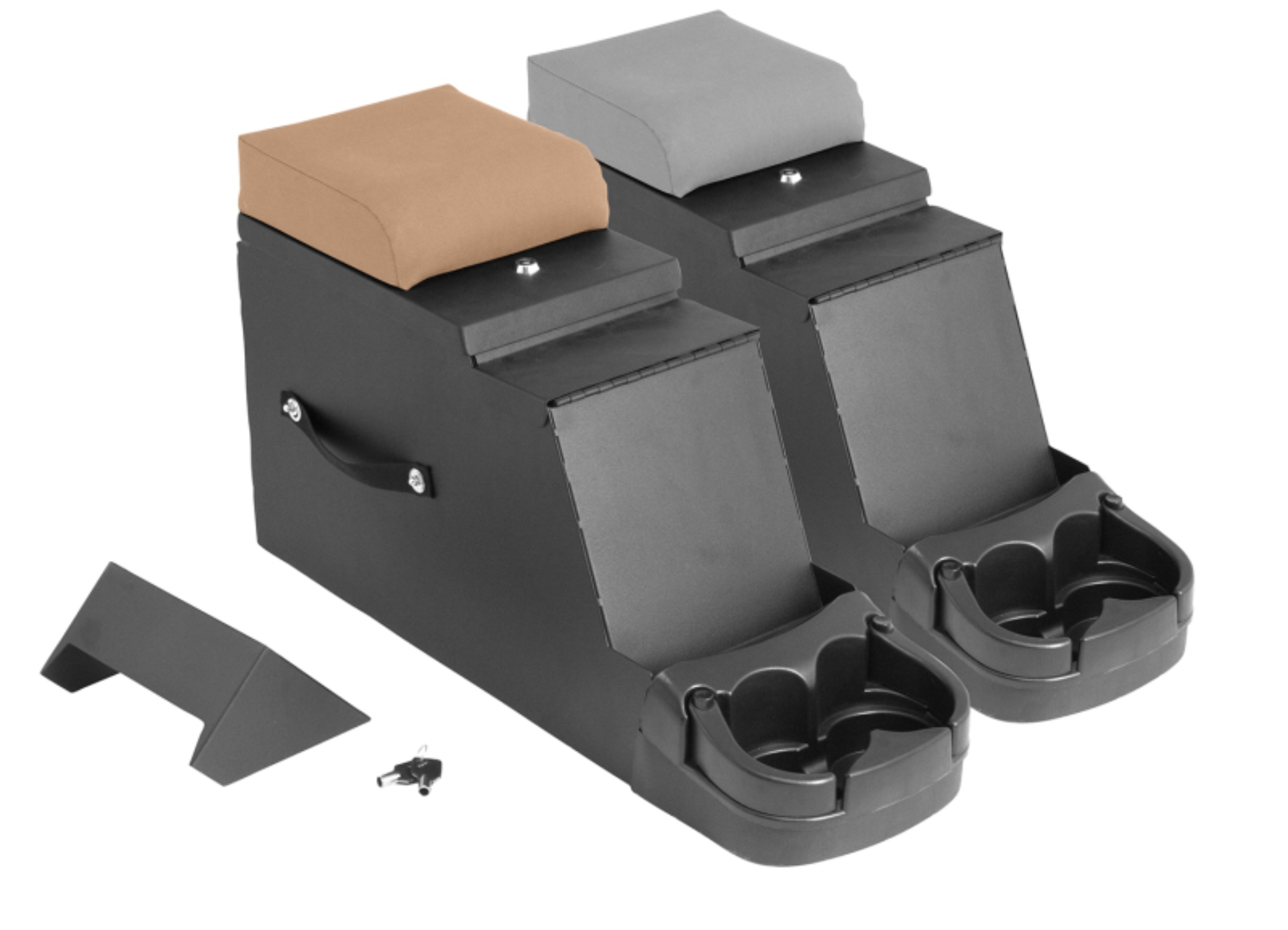 Picture of Rugged Ridge Stereo Security Console Gray 76-95 Jeep CJ / Jeep Wrangler