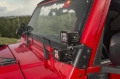 Picture of Rugged Ridge 97-06 Jeep Wrangler TJ/LJ 3in Square Dual A-Pillar LED Kit