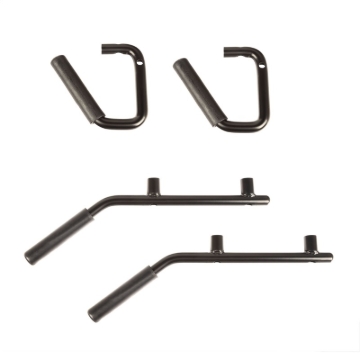 Picture of Rugged Ridge Steel Grab Handles F/R Kit Black 07-18 Jeep Wrangler JK/JKU