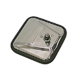 Picture of Rugged Ridge 55-86 Jeep CJ Stainless Steel Right CJ-Style Mirror Head