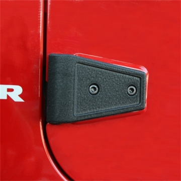 Picture of Rugged Ridge 07-18 Jeep Wrangler Textured Black Door Hinge Cover Kit