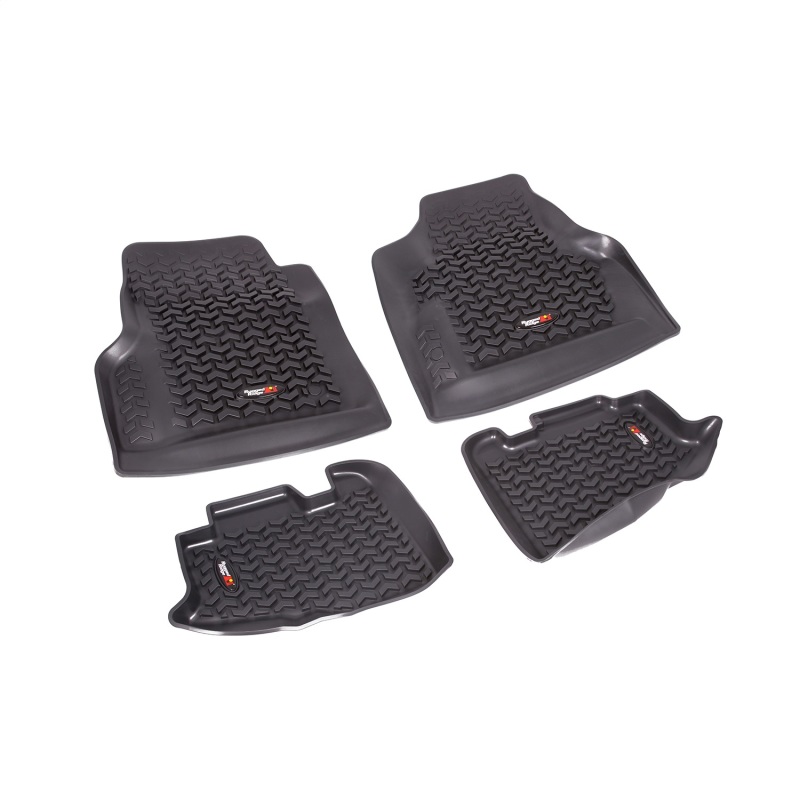 Picture of Rugged Ridge RUG Floor Liners-Black Floor Mats - 12987.10