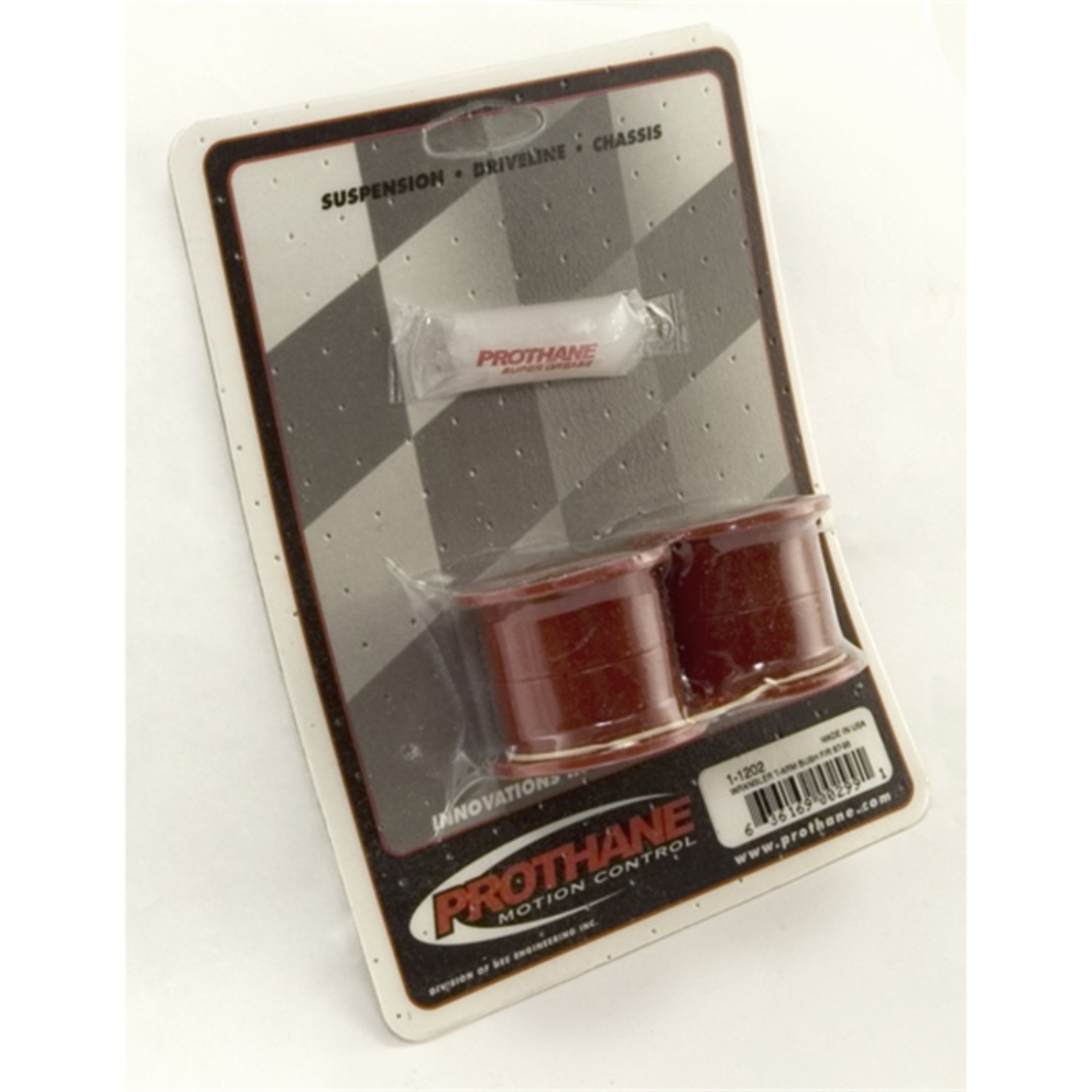 Picture of Rugged Ridge Track Bar Bushings Red Front/Rear 87-95 Jeep Wrangler YJ