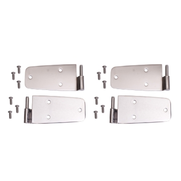 Picture of Rugged Ridge 76-93 Jeep CJ / Jeep Wrangler Stainless Door Hinge Kit