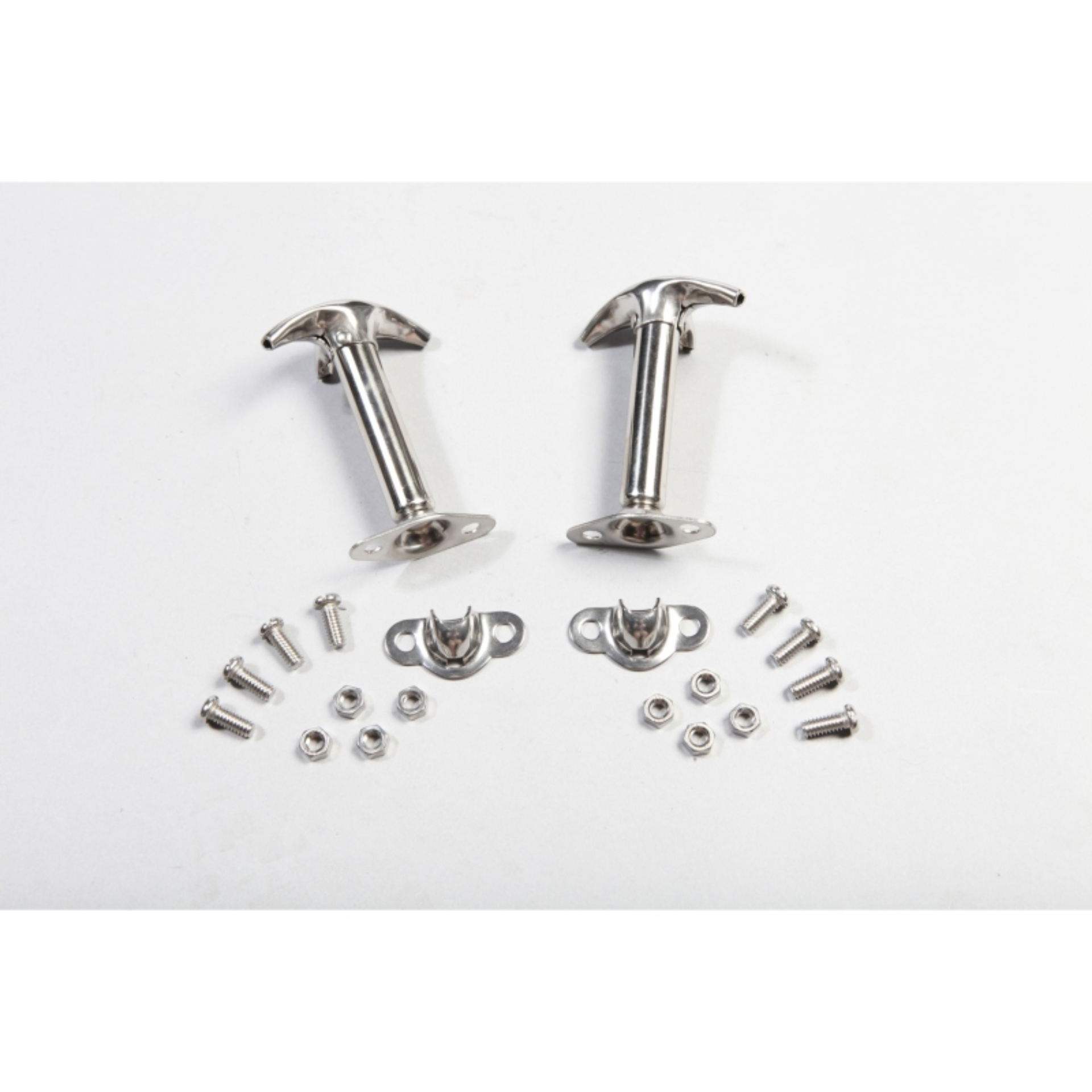 Picture of Rugged Ridge 41-95 Jeep CJ / Jeep Wrangler Hood Catch Kit Stainless