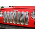 Picture of Rugged Ridge Billet Grille Insert Polished Alum 07-18 Jeep Wrangler