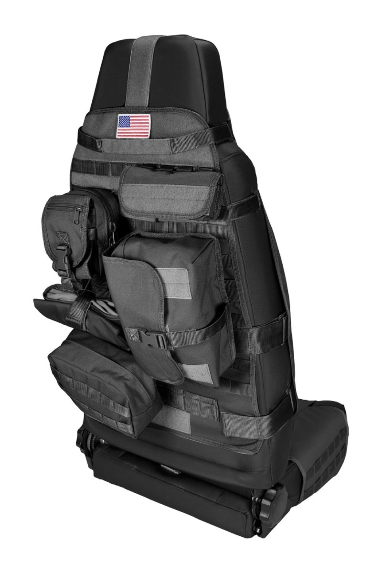 Picture of Rugged Ridge Front Cargo Seat Cover Black 76-20 CJ/Jeep Wrangler /JT