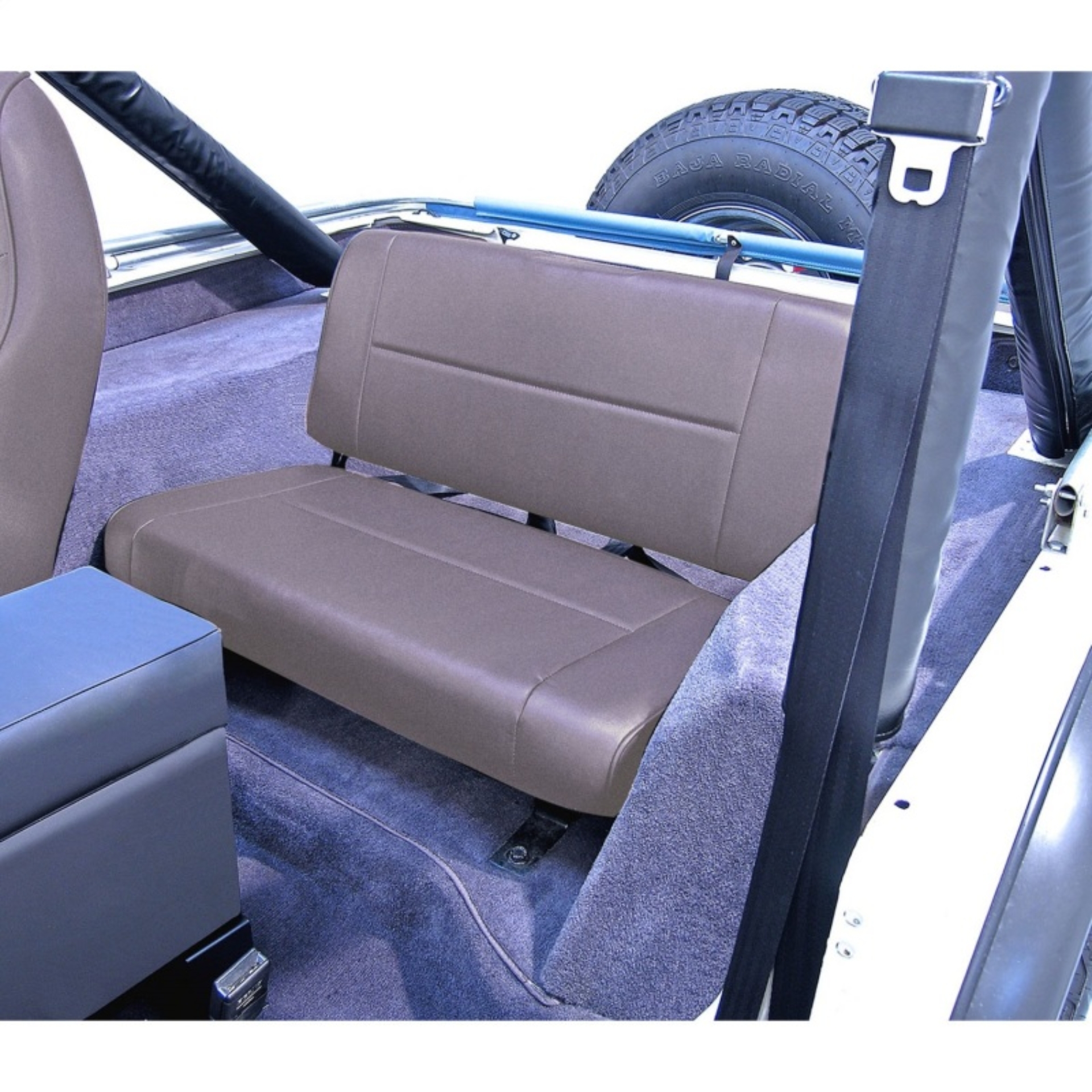 Picture of Rugged Ridge Standard Rear Seat Gray 55-95 Jeep CJ / Jeep Wrangler