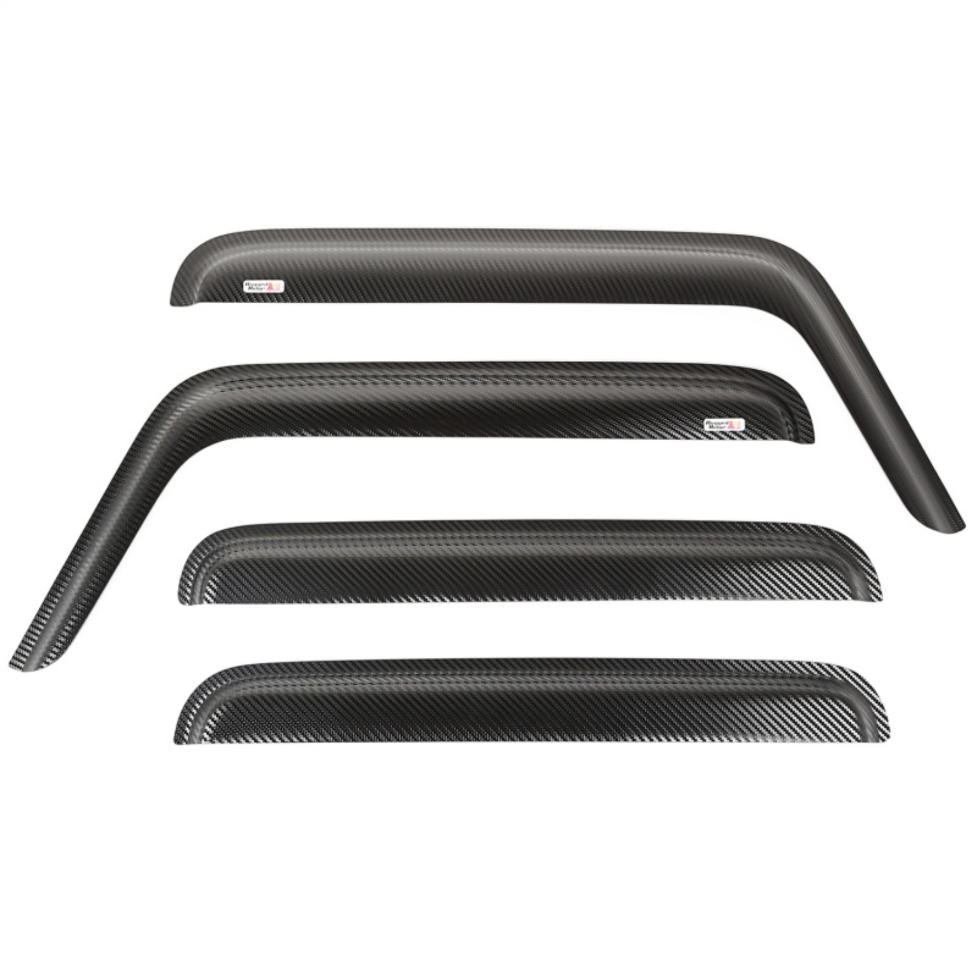 Picture of Rugged Ridge Window Visors Carbon Fiber 4Door 07-18 Jeep Wrangler