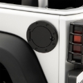 Picture of Rugged Ridge 07-18 Jeep Wrangler JK Black Non-Locking Gas Cap Door