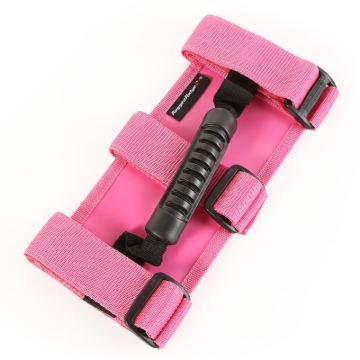 Picture of Rugged Ridge Ultimate Grab Handles Pink 55-20 CJ/Jeep Wrangler /JT