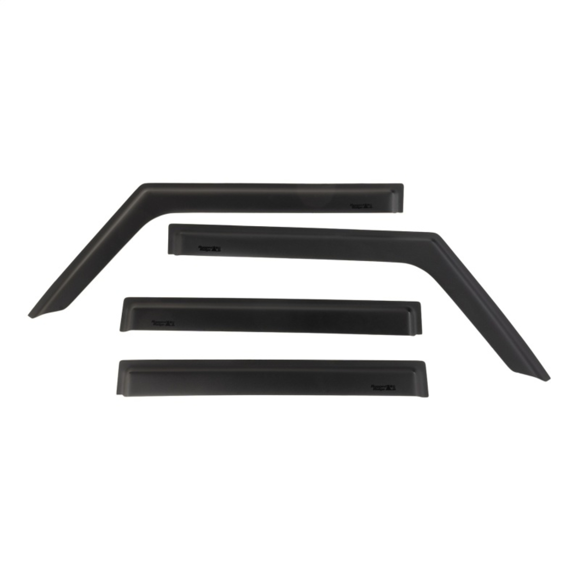 Picture of Rugged Ridge Window Visors Matte Black 18-20 Jeep Wrangler JLU/JT