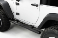 Picture of Rugged Ridge 4 1/4-In Oval Side Step Black 07-18 Jeep Wrangler JK