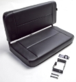 Picture of Rugged Ridge Fixed Rear Seat Black 55-95 Jeep CJ / Jeep Wrangler
