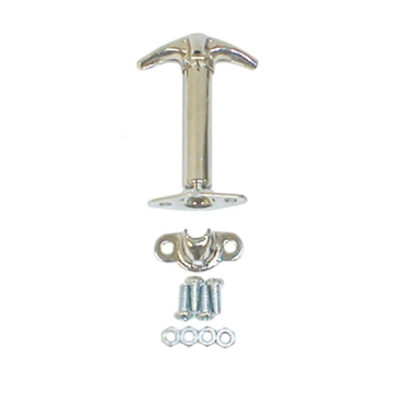 Picture of Rugged Ridge 41-95 Jeep CJ / Jeep Wrangler YJ Chrome Hood Catch