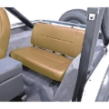 Picture of Rugged Ridge Fixed Rear Seat Tan 55-95 Jeep CJ / Jeep Wrangler