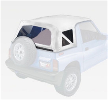 Picture of Rugged Ridge XHD S-Top White Denim 88-94 Sidekicks/Geo Trackers