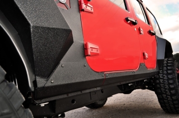 Picture of Rugged Ridge Steel Body Armor Cladding 07-18 Jeep Wrangler JKU