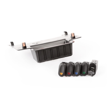 Picture of Rugged Ridge Lower Switch Panel Kit 11-18 Jeep Wrangler JK/JKU