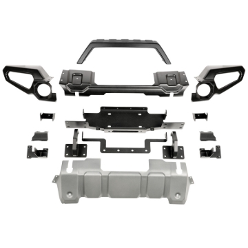 Picture of Rugged Ridge Venator Front Bumper W/Overrider & Winch Tray JL