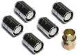 Picture of Rugged Ridge Five Piece Wheel Lock Set 1/2 -20 Thread Chrome
