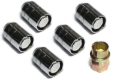 Picture of Rugged Ridge Five Piece Wheel Lock Set 1/2 -20 Thread Chrome