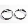 Picture of Rugged Ridge Headlight Bezels Chrome 07-18 Jeep Wrangler JK