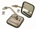 Picture of Rugged Ridge 55-86 Jeep CJ Chrome CJ-Style Side Mirror Kit