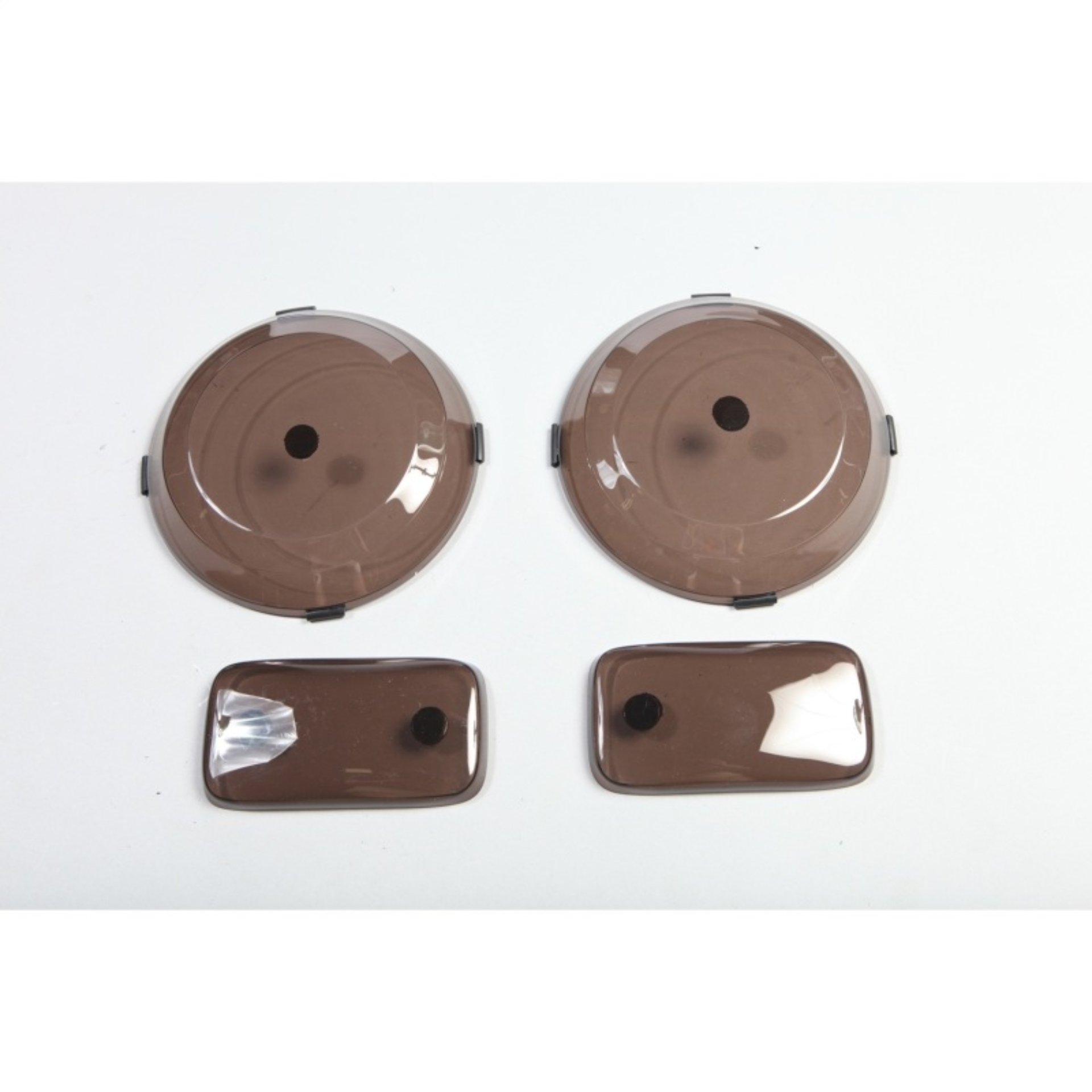 Picture of Rugged Ridge Headlight&Turn Signal Cover Set Smoke 97-06TJ