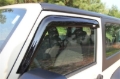 Picture of Rugged Ridge Window Rain Deflectors 07-18 Jeep Wrangler JK